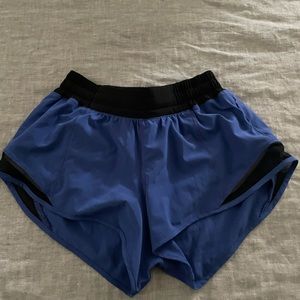 Lululemon hotty hot low rise short. Only worn once!